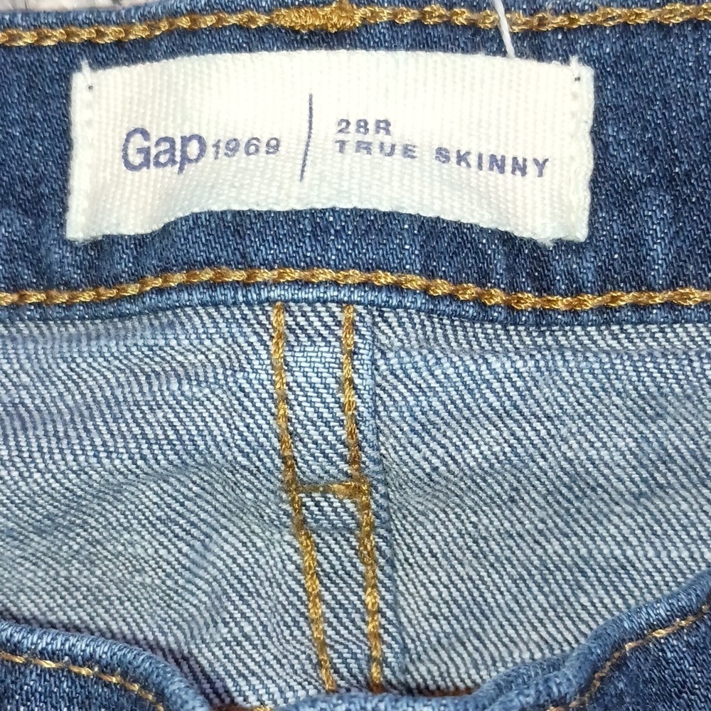 GAP True Skinny Jeans Size 28 R - Picture 2 of 5